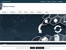 Tablet Screenshot of powerfolder.com